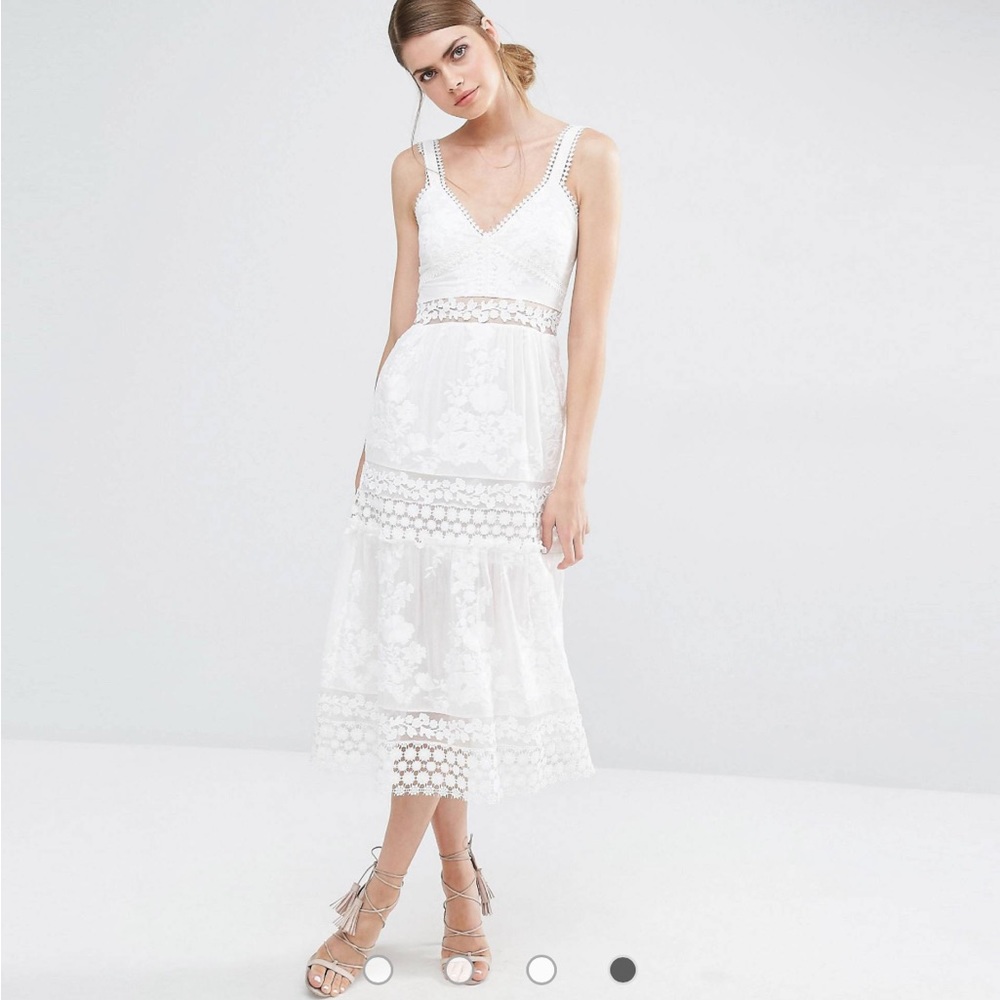 Self Portrait Prairie Organza Dress